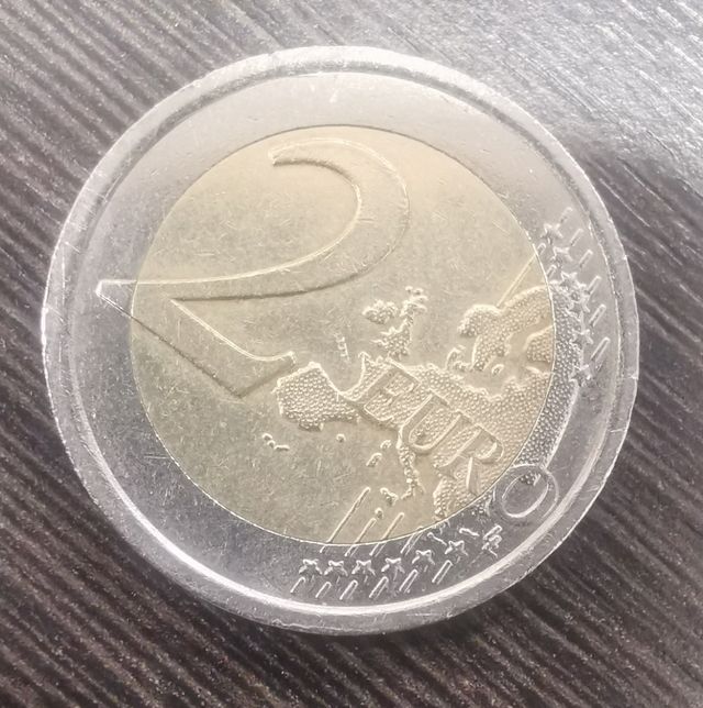 2 euro commemorativa errore di Conio