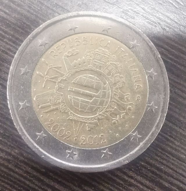 2 euro commemorativa errore di Conio