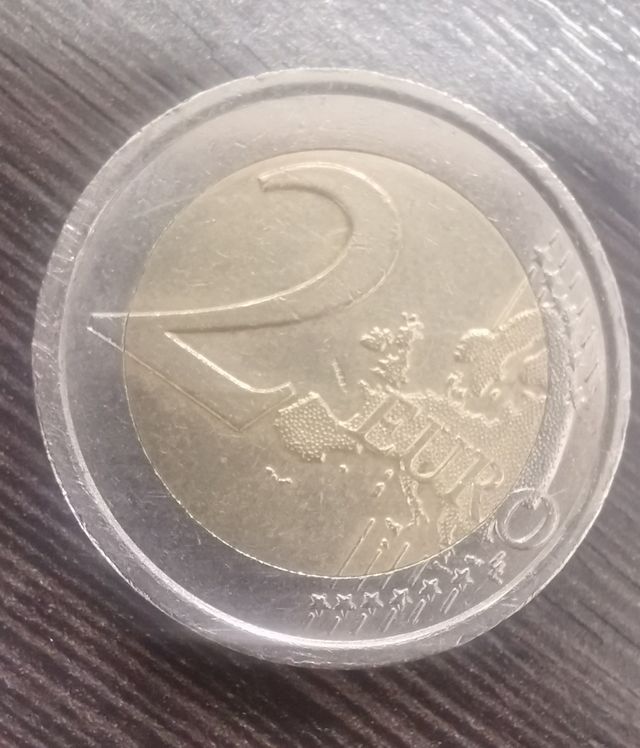 2 euro commemorativa errore di Conio
