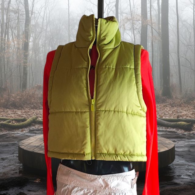 CHALECO plumas corto