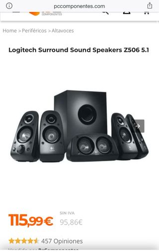 altavoces 5.1 Logitech