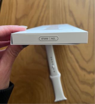 Correa blanco estrella Apple watch 9