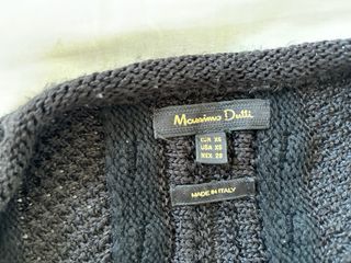 jersey negro massimo dutti XS