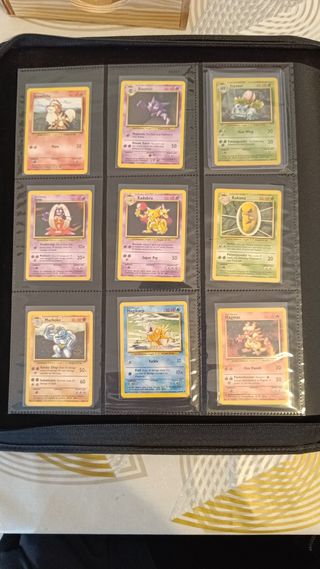 Colección completa Pokémon base set