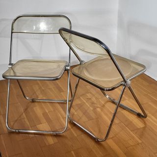 Coppia di sedie originali PLIA Giancarlo Piretti
