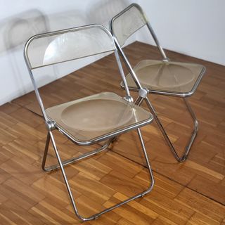 Coppia di sedie originali PLIA Giancarlo Piretti