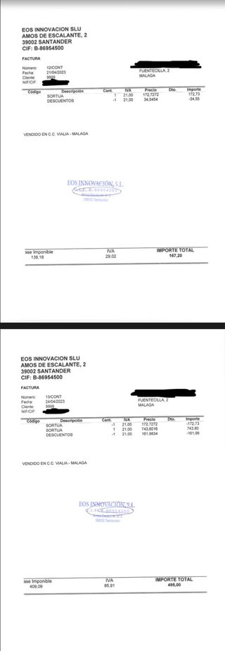 Anillo  Diamantes  y oro blanco valorado en 662 €