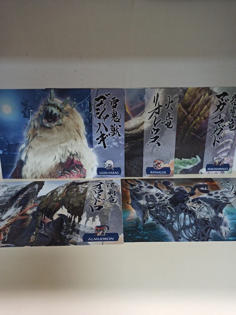 Imagen de 5 ilustraciones Monster Hunter Rise