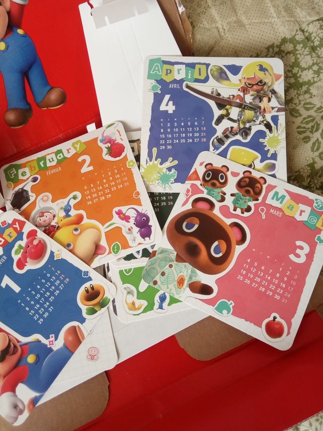 Calendario Nintendo 2024