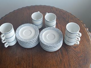 Tazas café con plato