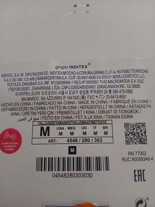 Collar dorado de ZARA