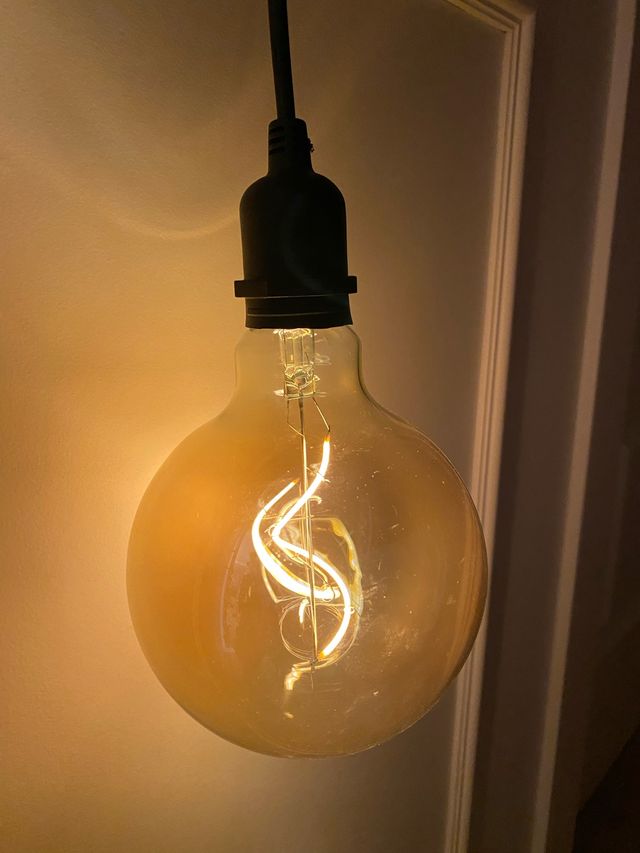 Lámpara colgante que funciona a pilas