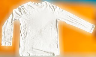 T-Shirt de Criança Unissexo, Branca, como Nova