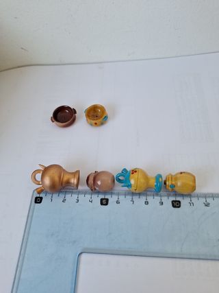 Muñeca lote miniatura madera