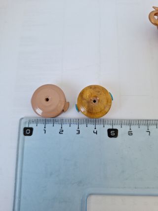 Muñeca lote miniatura madera