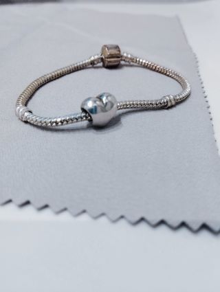 Charm plata corazón