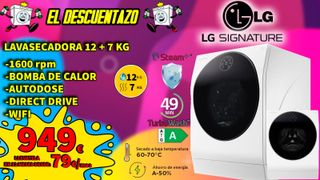 LAVADORA SECADORA LG SIGNATURE