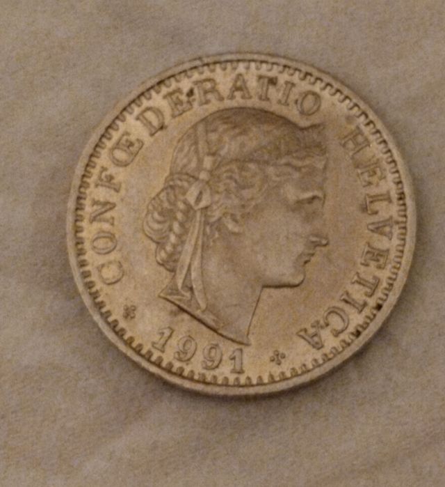 20 Rappen Suiza 1991