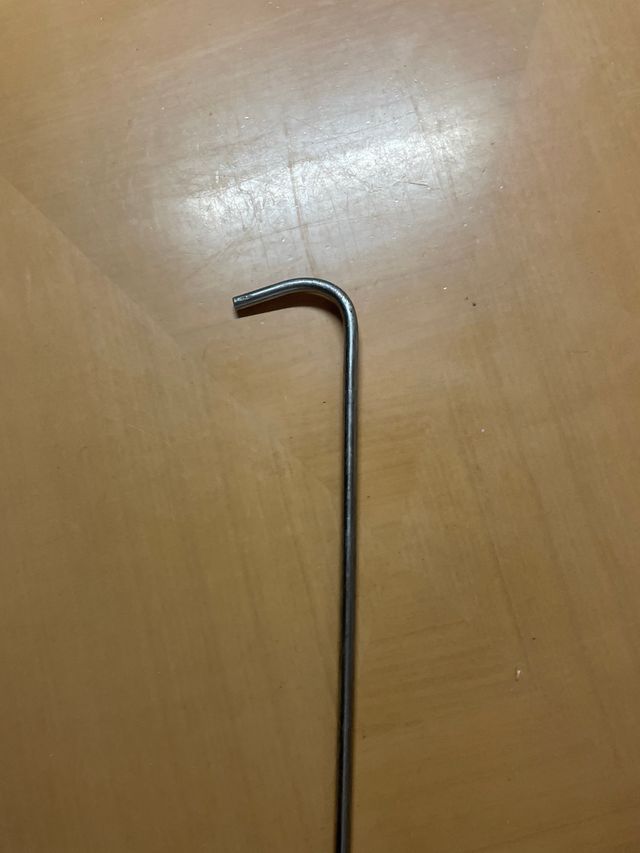 Gancio di trascinamento in acciaio inossidabile lungo 1 metro