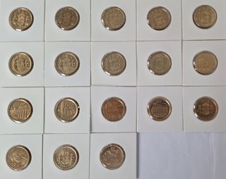 LOTE MONEDAS 100 PESETAS 1982 A 2001 SC