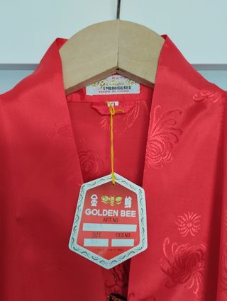 Bata Kimono china vintage Nueva XL