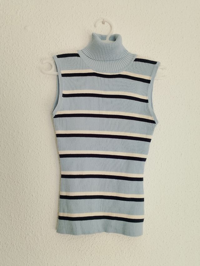 Top cuello alto