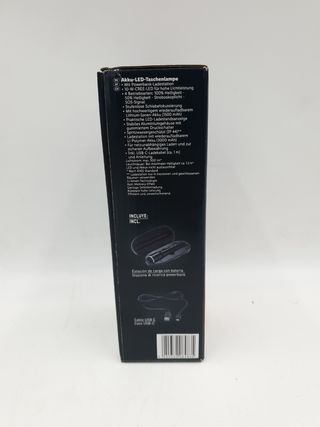 Linterna Led con estuche recargable