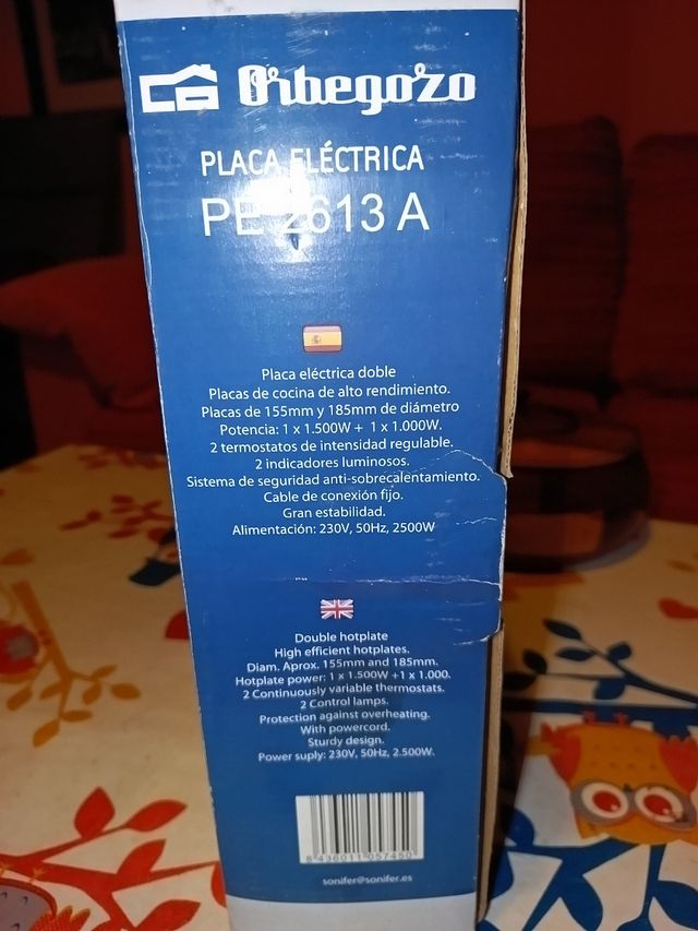 Placa eléctrica