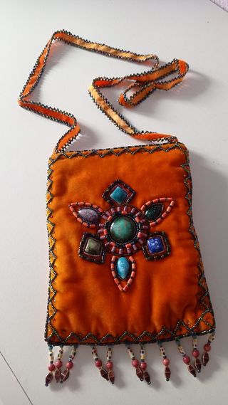 Bolso de terciopelo de seda 
