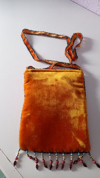 Bolso de terciopelo de seda 