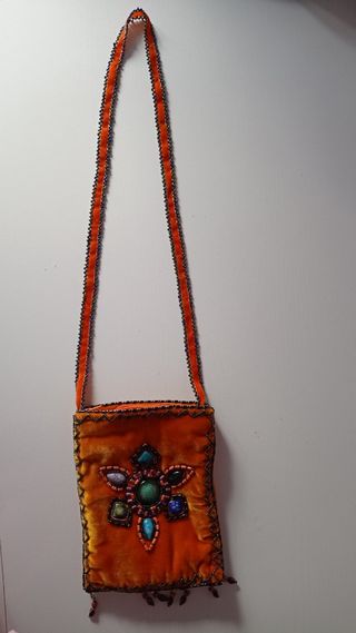 Bolso de terciopelo de seda 