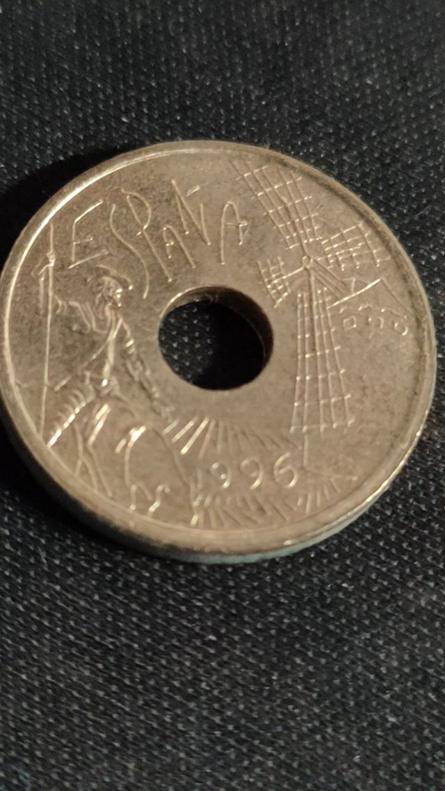 MONEDA 25 PTAS. AÑO 1996