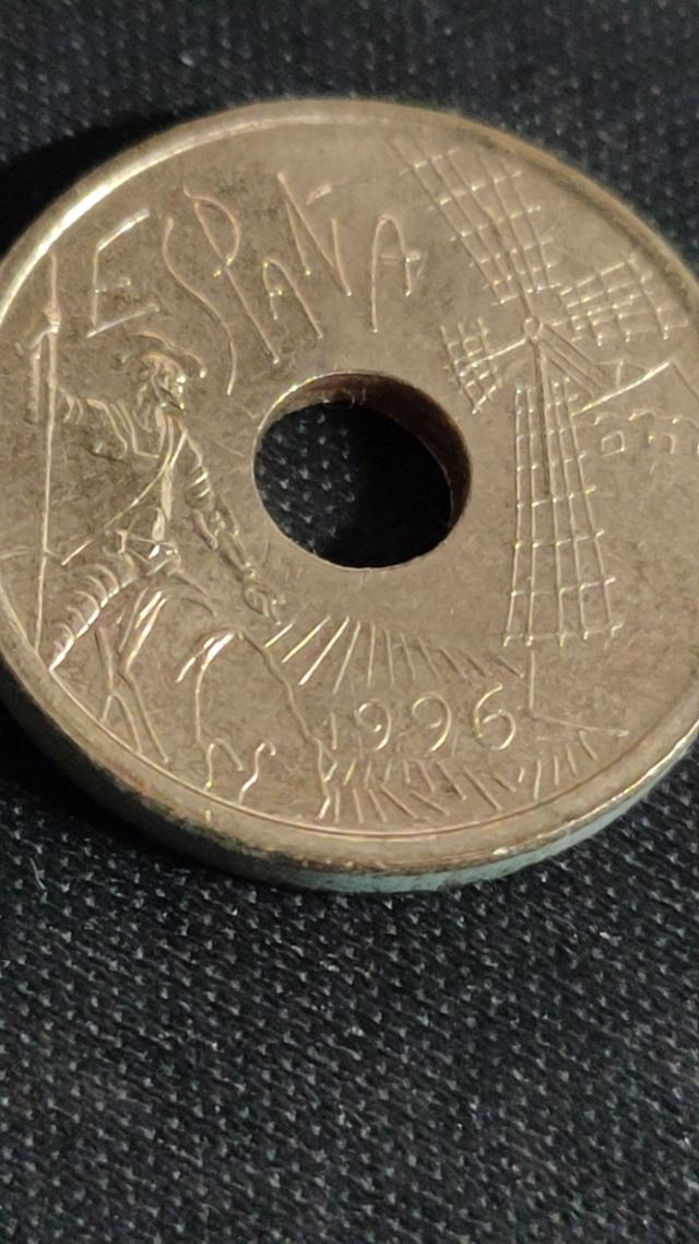 MONEDA 25 PTAS. AÑO 1996