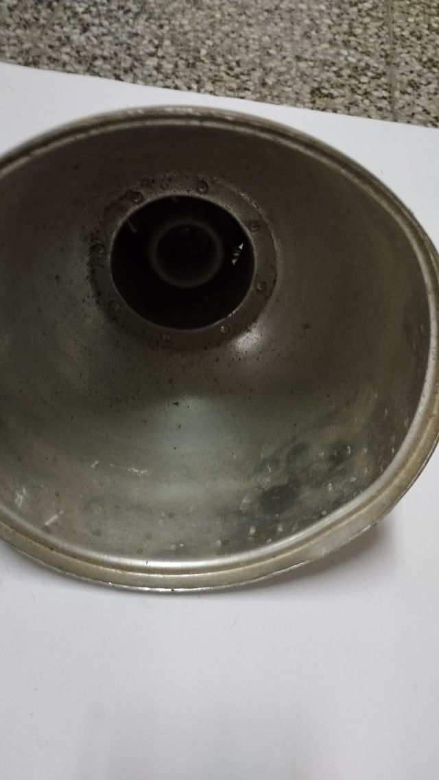 Lámpara industrial flector antigua