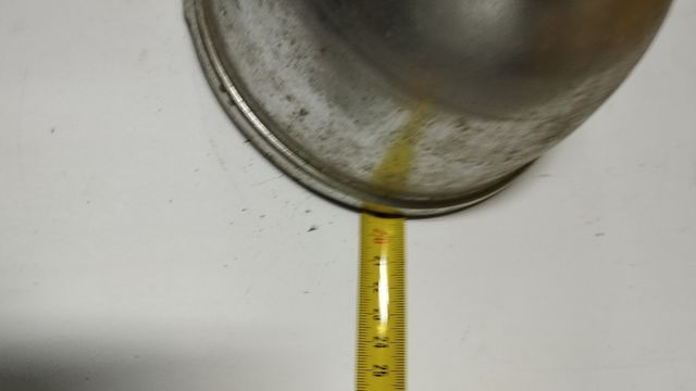 Lámpara industrial flector antigua