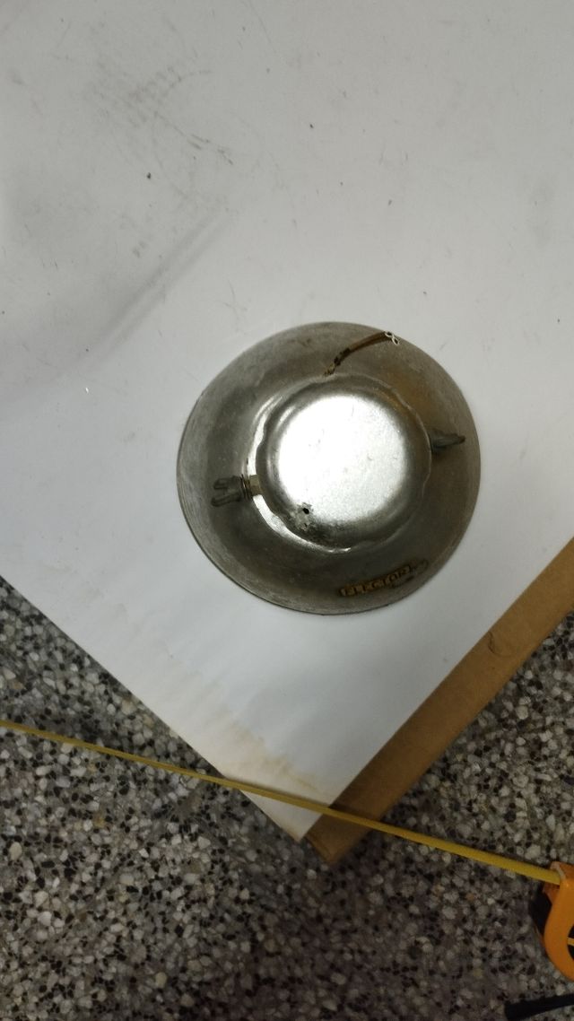 Lámpara industrial flector antigua