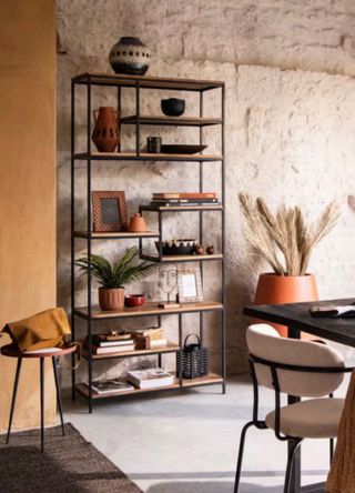Estanteria libreria estilo industrial