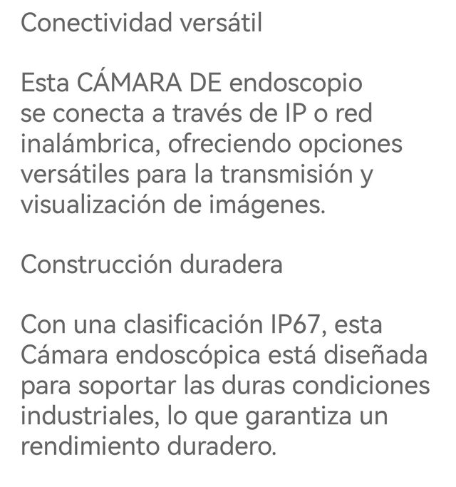 Minicamara endoscopica