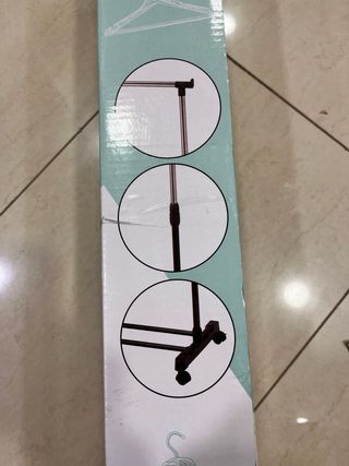 perchero metal ajustable