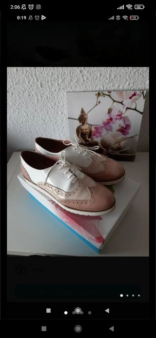 Zapatos piel blucher