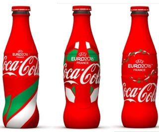 Coca cola Set 3 bottiglie Europei 2016