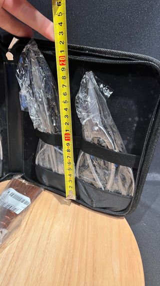 ESTUCHE HERRAMIENTAS BONSAI DINGMU ACERO INOX