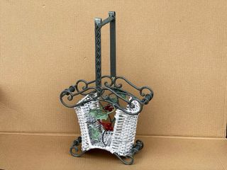 Botellero de forja de 45x27x15 cm