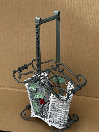 Botellero de forja de 45x27x15 cm