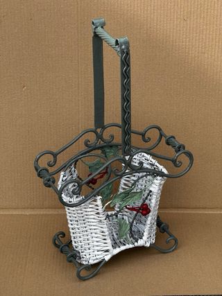 Botellero de forja de 45x27x15 cm