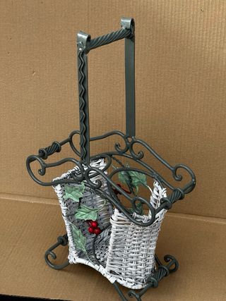 Botellero de forja de 45x27x15 cm