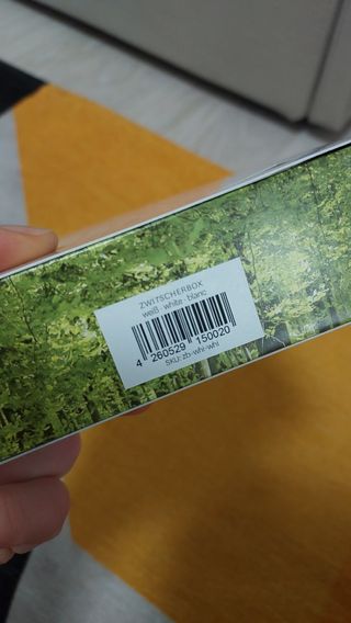 Scatola musicale canto uccelli