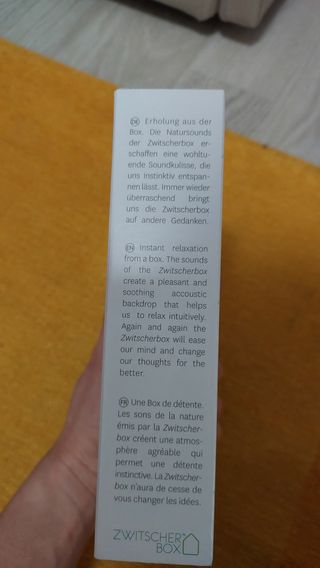 Scatola musicale canto uccelli