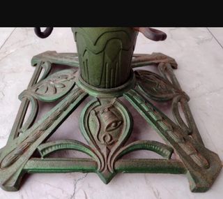 Antigua base árbol de Navidad