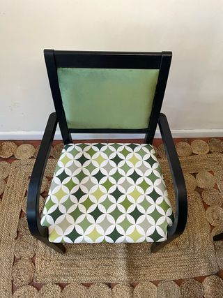 Set de 2 Sillones Verde/Negro